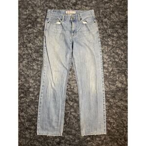 Vintage Mossimo Denim Supply Co Mens Size 32x34 Blue Relaxed Straight Jeans